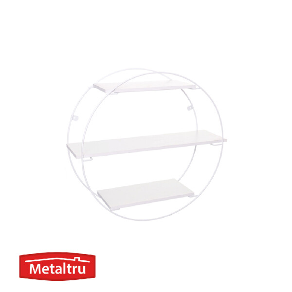 Estantería Circular en metal y madera Estantería Circular en metal y madera
