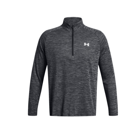 Buzo Under Armour Tech Textured 1/2 ZIP Grey & Black