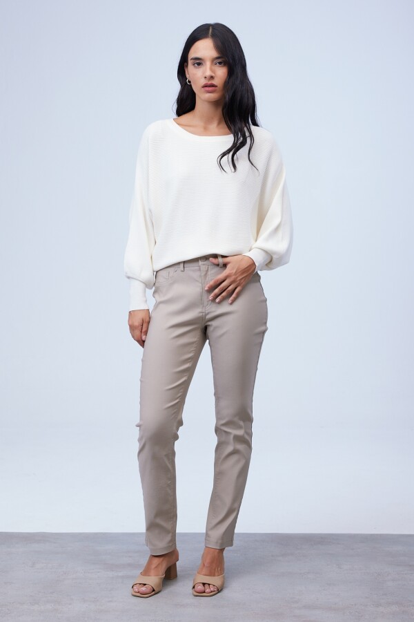 Pantalon Corte Jean TOSTADO