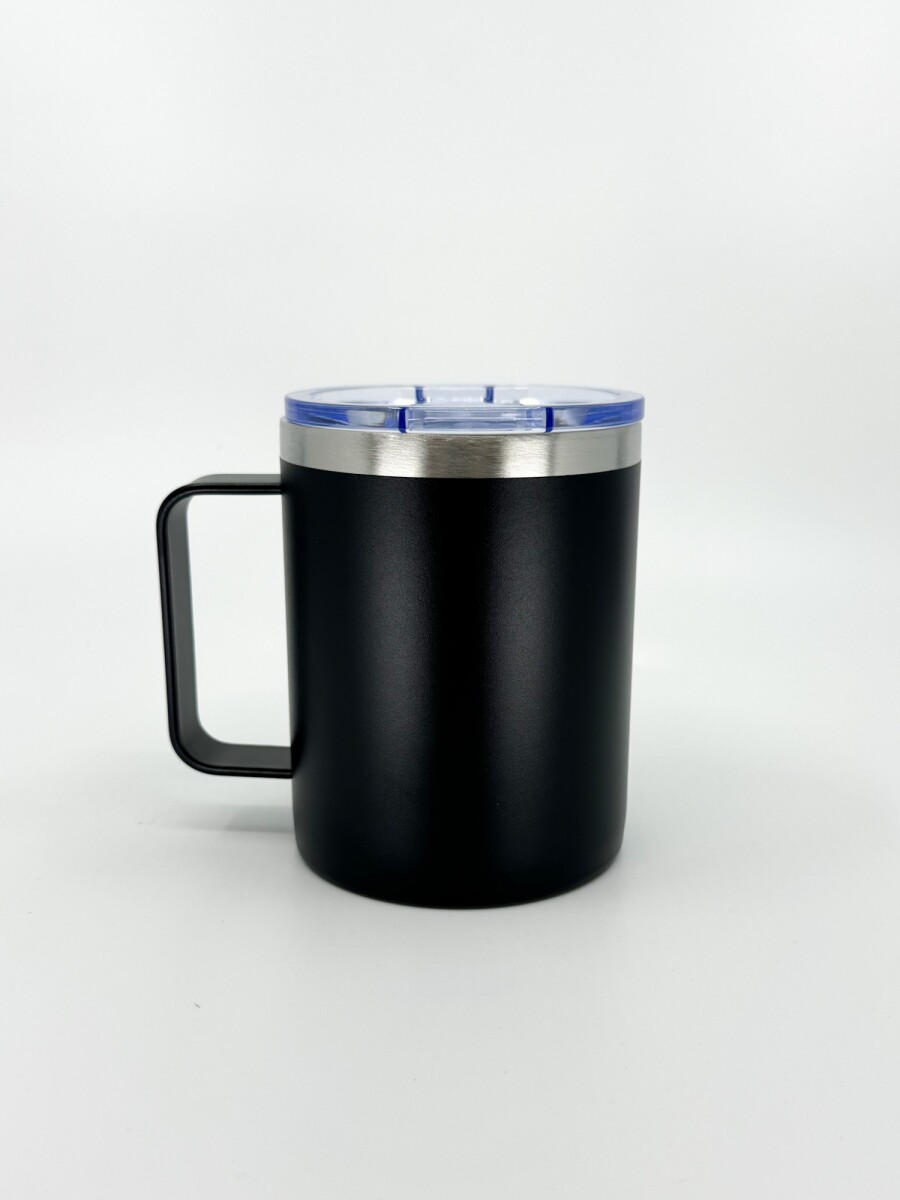 Taza térmica de acero inoxidable - Negro 