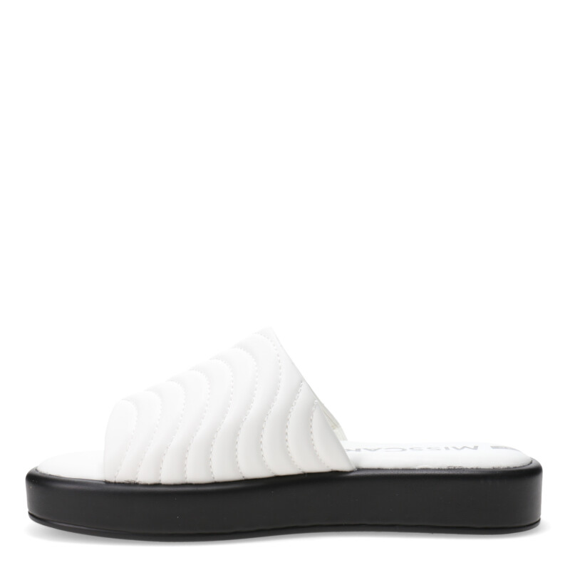 Sandalias de Mujer Miss Carol IRINA con tira ancha Blanco