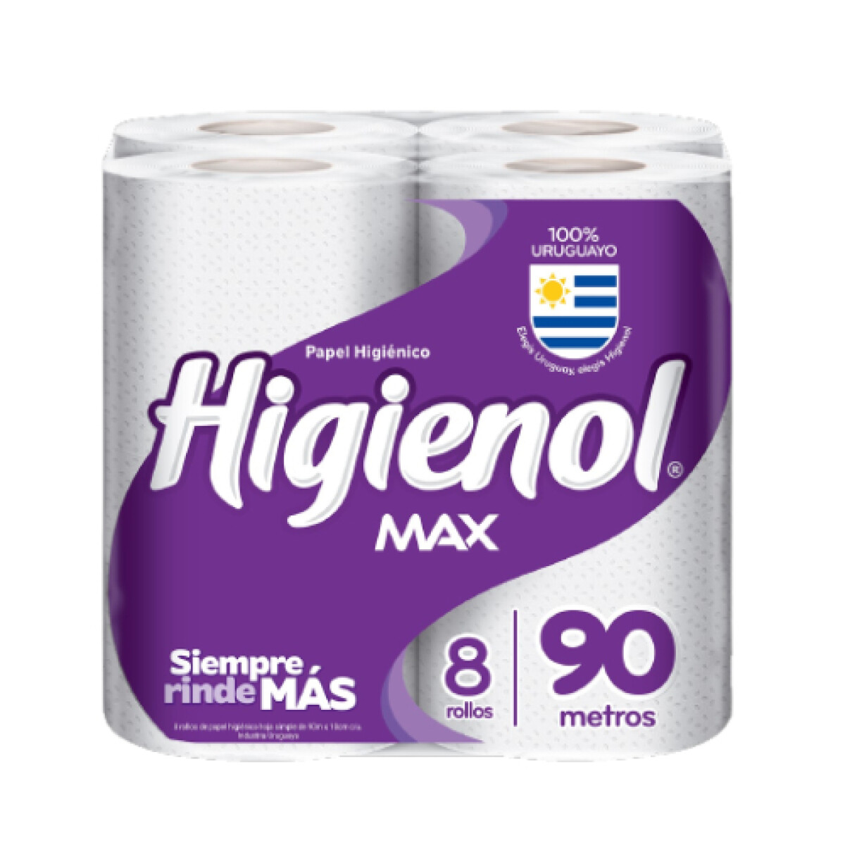 Higienol papel higiénico - Max 90 m x8 rollos 