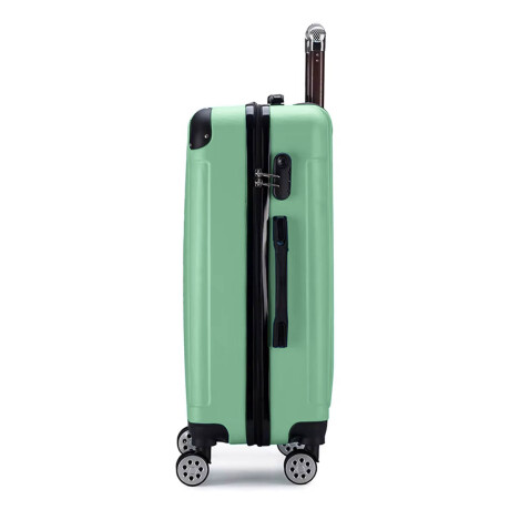 Valija Rígida 24'' Resistente Impermeable 4 Ruedas Verde