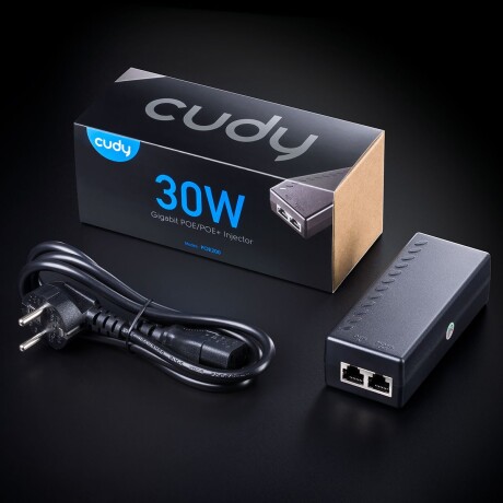 Inyector Poe++ Cudy 30W 001