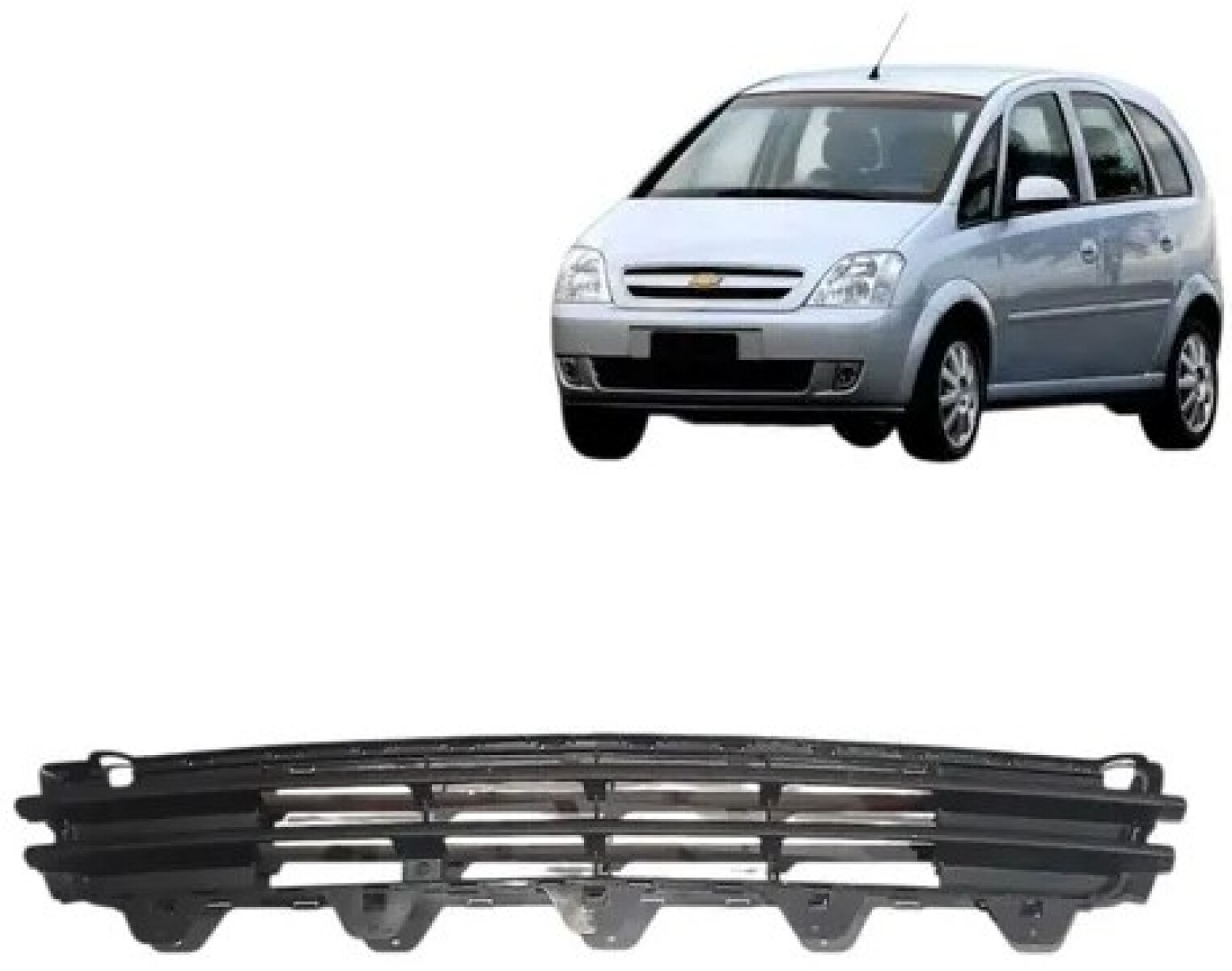 REJILLA INFERIOR DE PARAGOLPE DELANTERO - MERIVA 