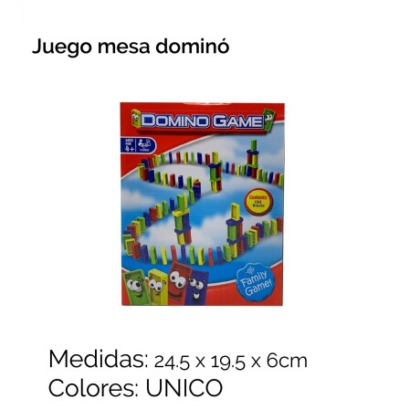 Juego Mesa Dominó 100pzs Colores 5667 Juego Mesa Dominó 100pzs Colores 5667