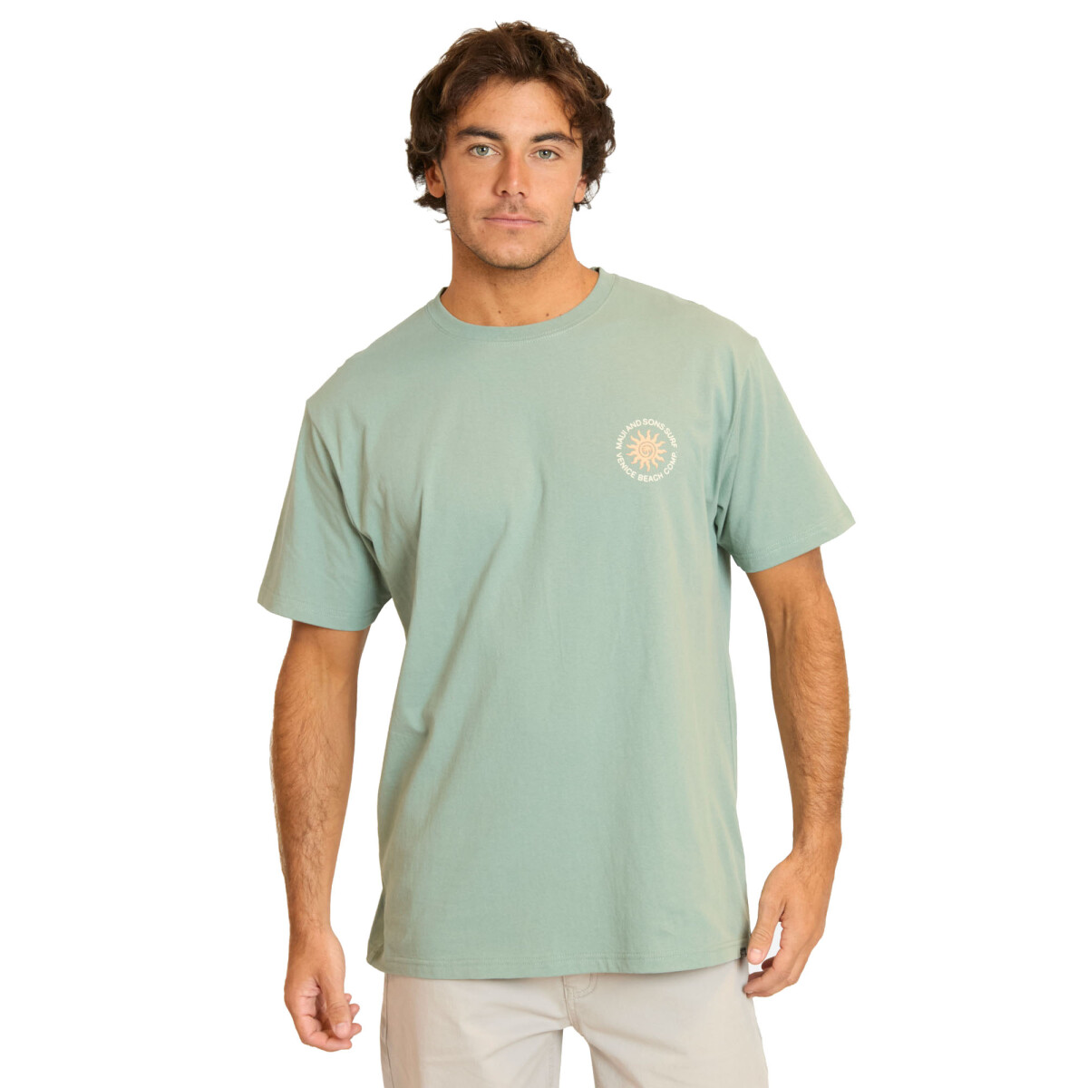 Remera Maui and Sons - Palm Radiance - Verde 