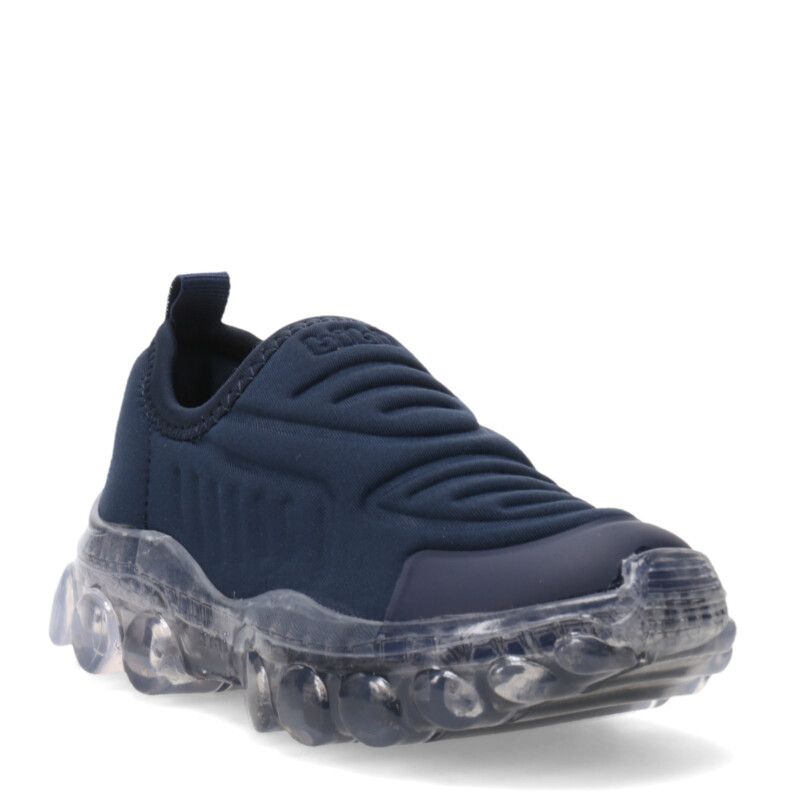 Championes Infantiles Bibi Roller Celebration Luces Azul Marino