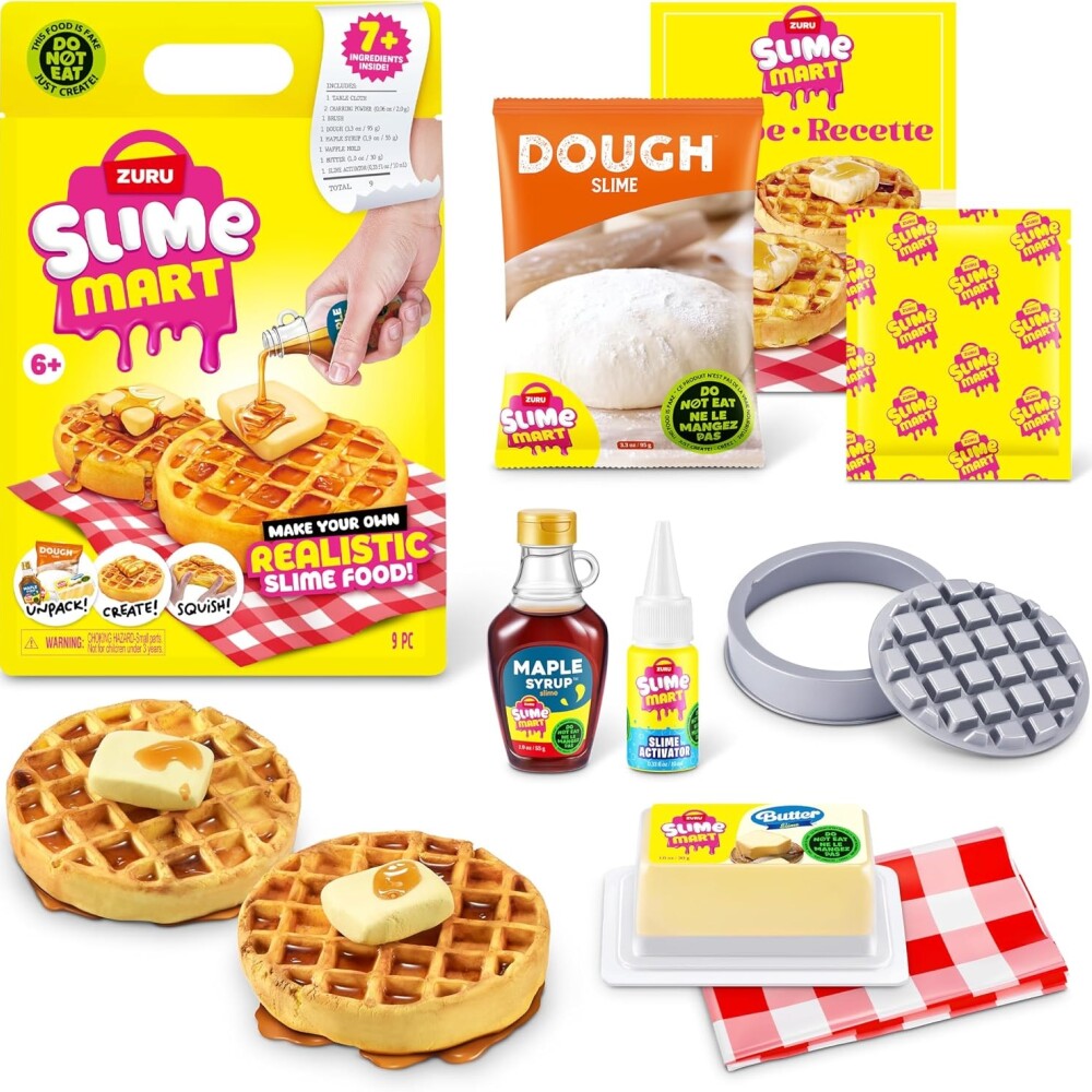 Slime Mart Shopping Bag Waffles ZURU SLIME MART SHOPPING BAG WAFFLES