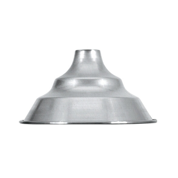 Colgante vacío campana escalonada aluminio Ø30cm JU0310