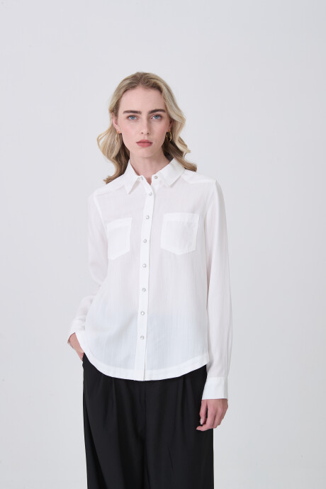 Camisa Neter Marfil / Off White