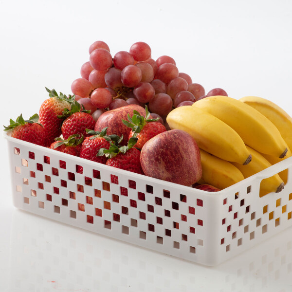 ORGANIZADOR QUADRATTA 34X27X9 CMS BLANCO BLANCO