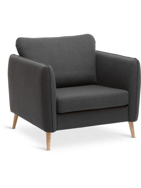 Sillón AAARHUS 1 cuerpo tela gris osc Sillón AAARHUS 1 cuerpo tela gris osc