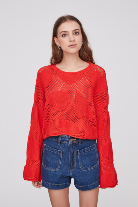 Sweater Laiso Rojo