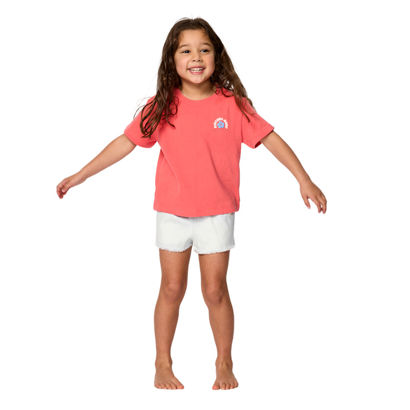 Remera Rip Curl Luxe Surf Standard Tee Niña - Rosa Remera Rip Curl Luxe Surf Standard Tee Niña - Rosa