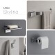 SET DE ACCESORIOS BAÑO METAL SKYLINE SATINADO CEPILLADO 000