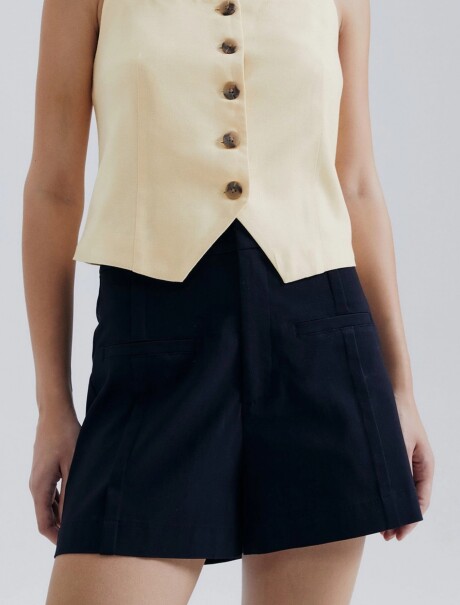 SHORT DE SASTRE NEGRO