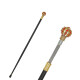 BASTON CON ESTILETE Corona Dorada/rojo/gp001