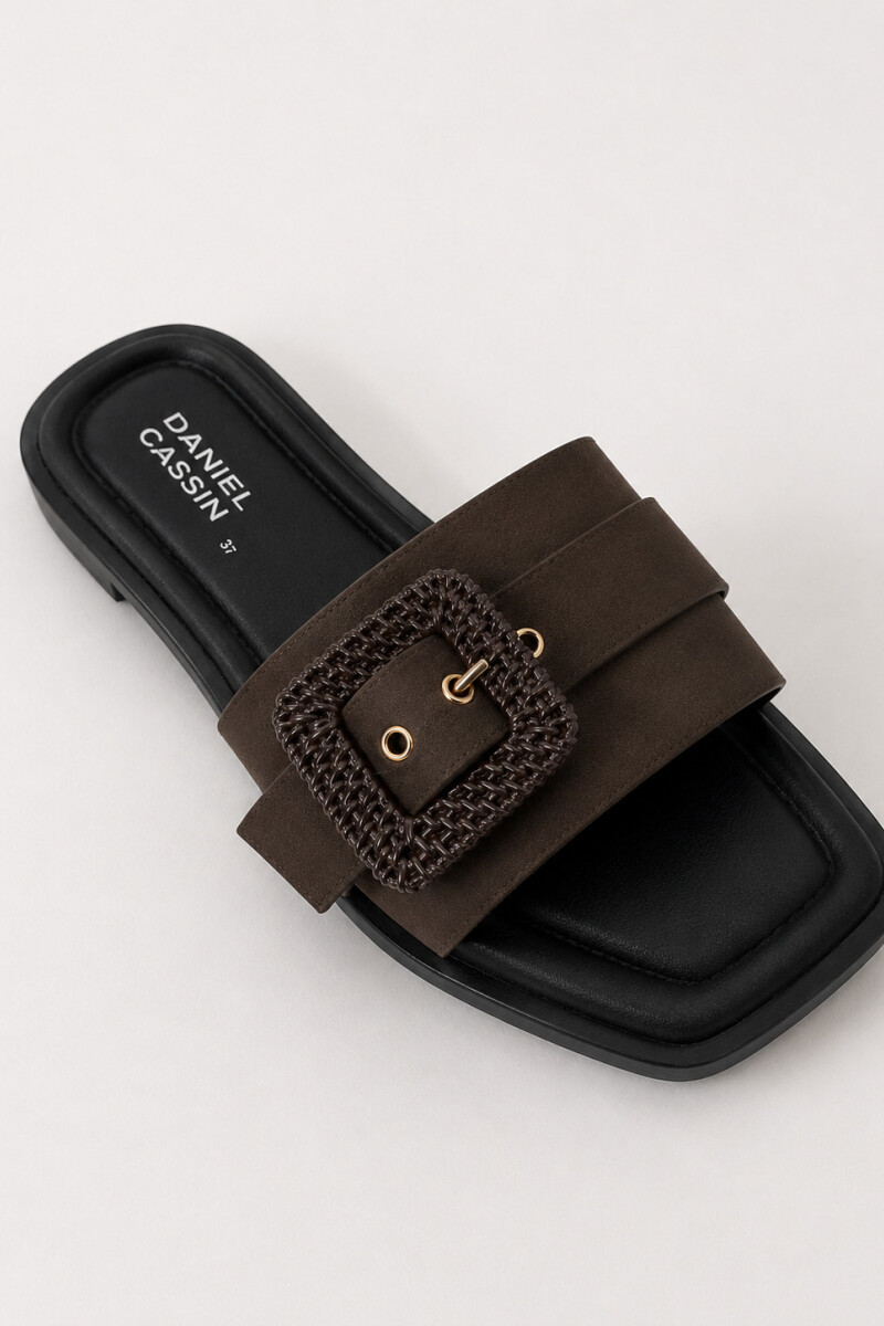 SANDALIA BOW Chocolate