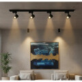 Riel Aluminio Para Luminaria 1.00m Negro