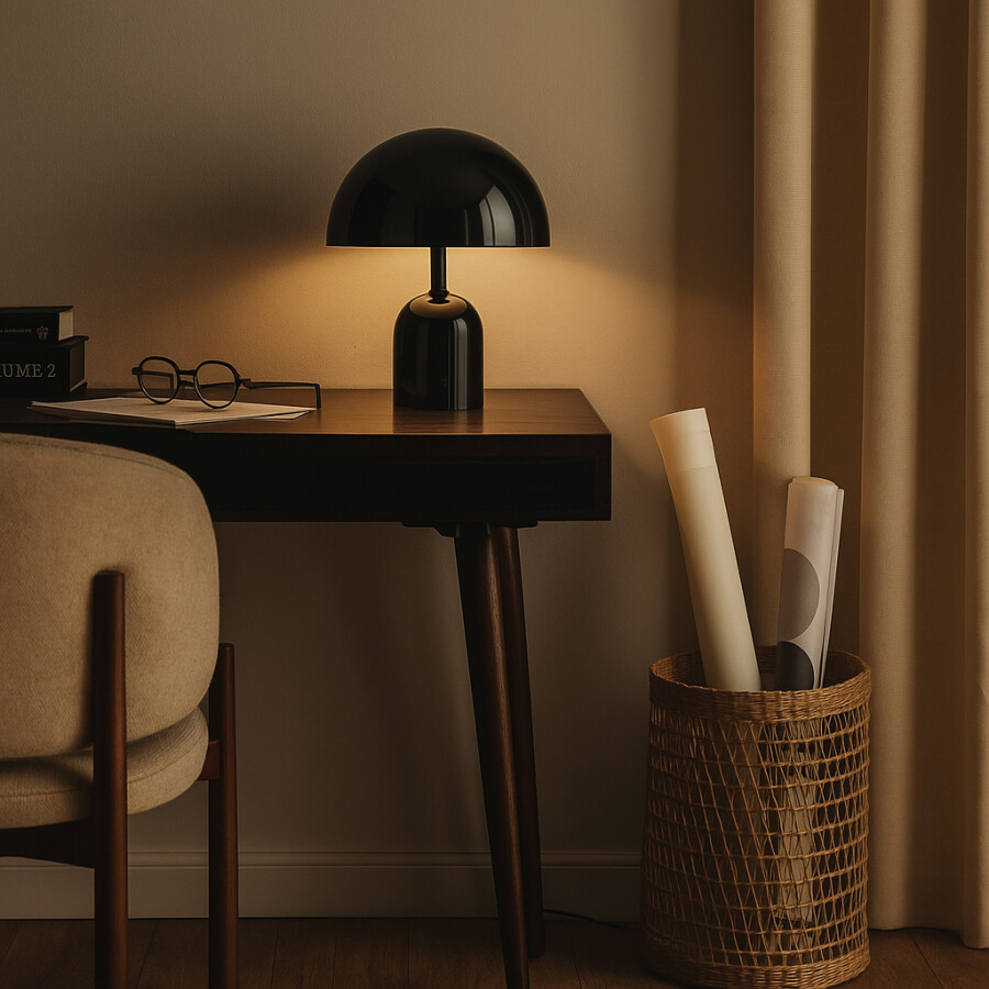 Luminaria de Mesa Bell Black