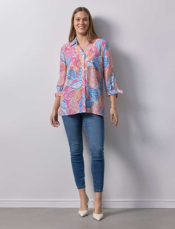 Camisa Print MULTI/ROSA