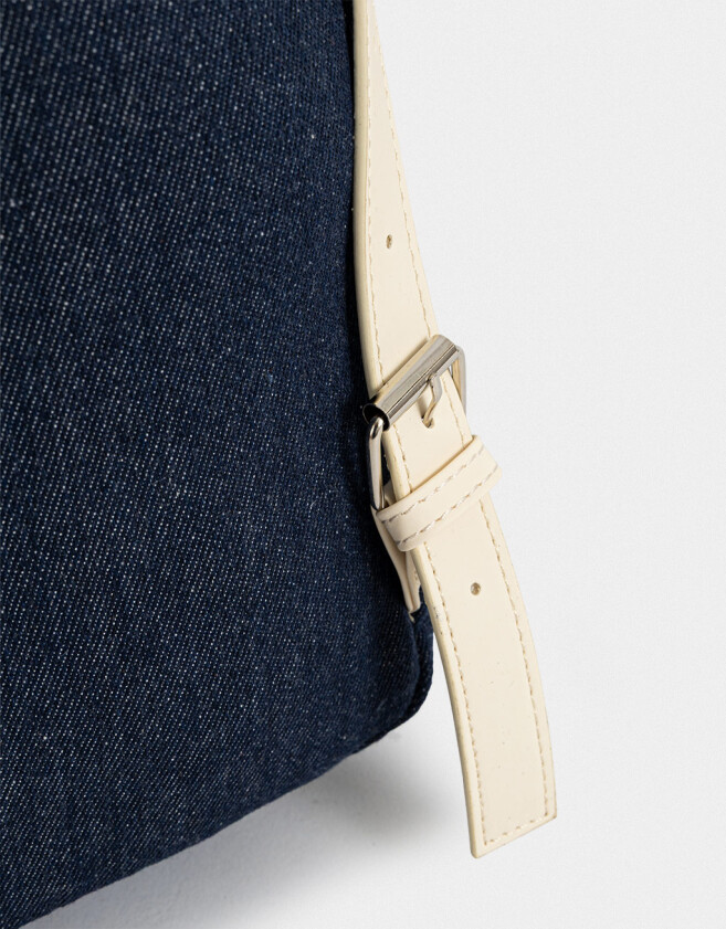 Mochilas Urbanas Mochila Denim "hello Kitty" - Azul Gastado