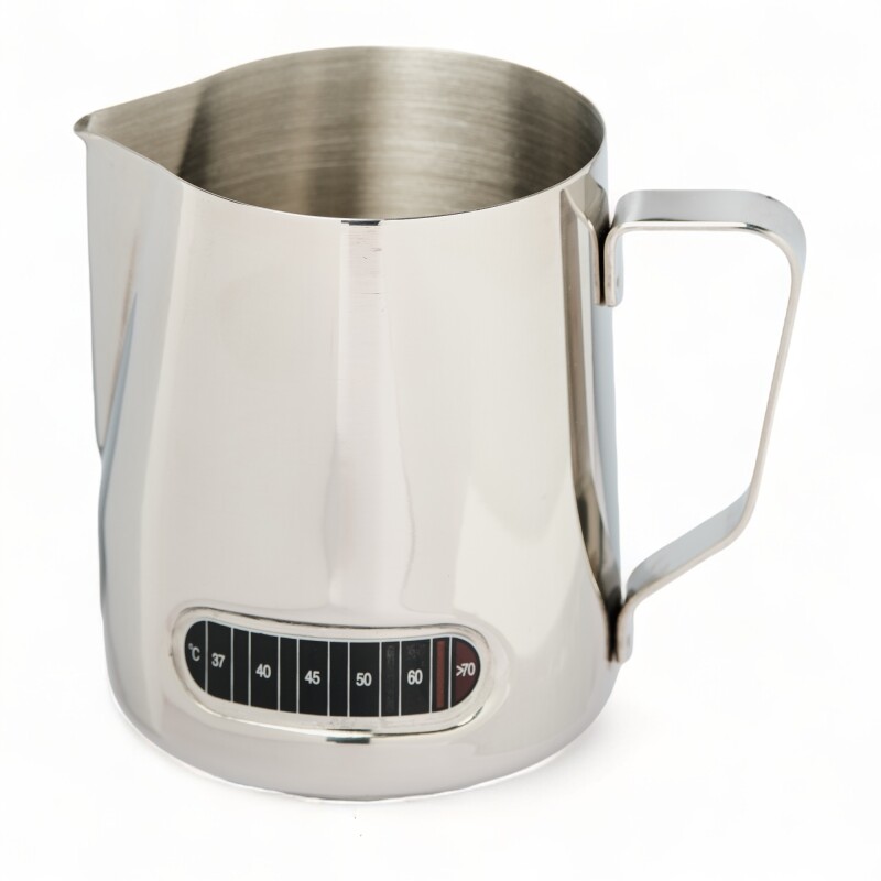 Jarra Para Espumar Leche Ac Inox Con Termómetro 500 Ml Sin Color