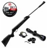 Chumbera Nitro Pistón 5.5mm + Mira 4x32 + Chumbos Negro