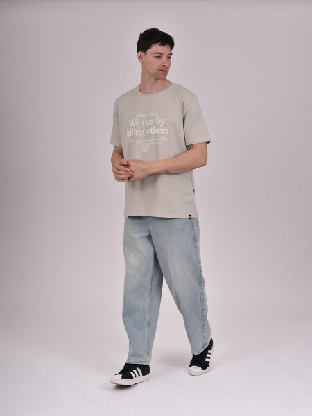 REMERA EDESSA VERDE GRISACEO