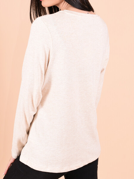 REMERA KIND BEIGE (V)