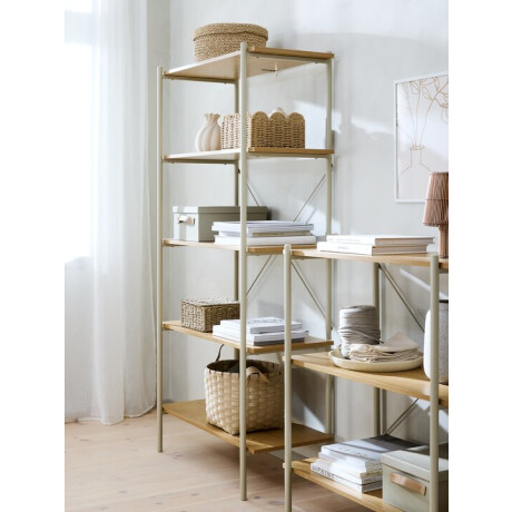 Estanteria Vandborg 5 Estantes Roble/Beige