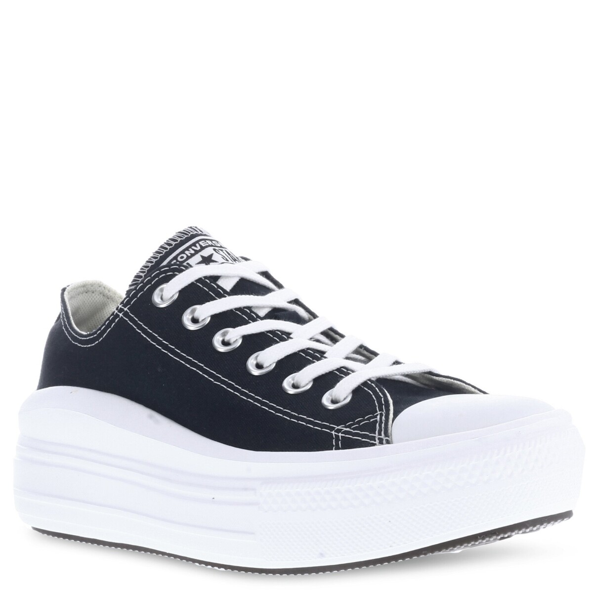 Championes de Mujer Converse Chuck Taylor Move - Negro - Blanco 
