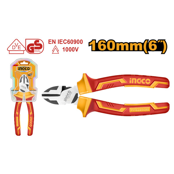 ALICATE AISLADO 6´´ HIHLDCP28160 CORTE DIAGONAL INGCO ALICATE AISLADO 6´´ HIHLDCP28160 CORTE DIAGONAL INGCO