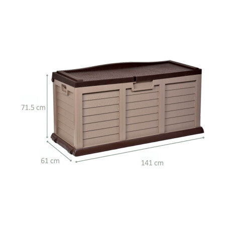 Caja Baúl Organiza Exterior Jardín 141cm Starplast Caja Baúl Organiza Exterior Jardín 141cm Starplast