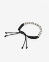 Pulseras Flexibles Cordón Pulsera Acero Men´s Collection - Plateado
