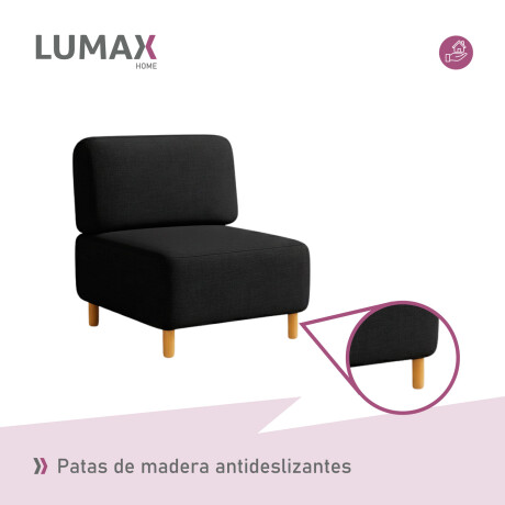 Pack x2 Sillón Modular Lumax de encastre Orebo en caja Negro