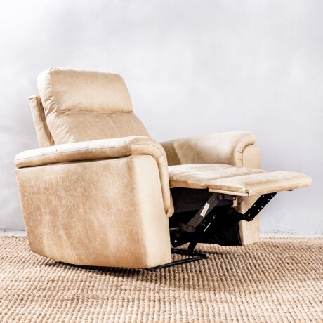 Sillón Reclinable Thomas 1 Cuerpo Beige Beige