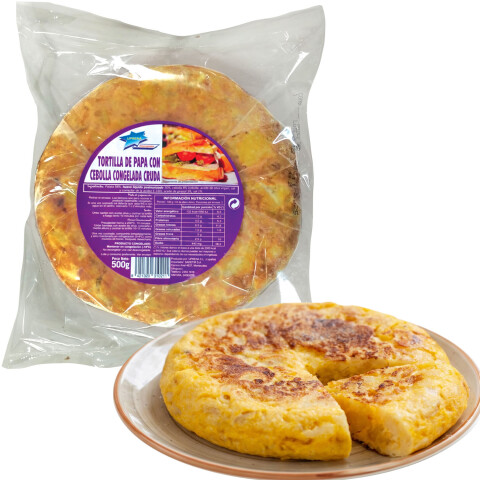Tortilla con Cebolla 500 Gramos Tortilla con Cebolla 500 Gramos