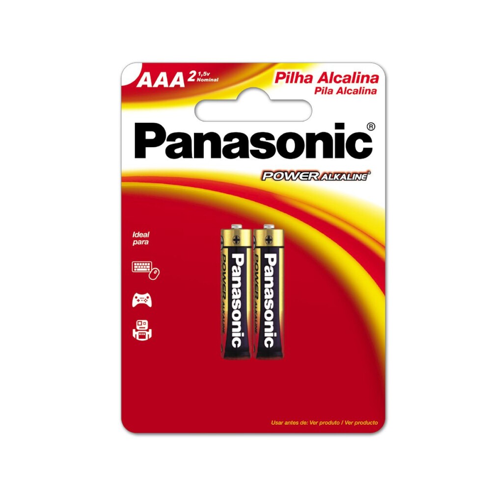 PANASONIC PILA ALK 3A X 2 (TIRA) PAQUETE única