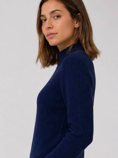 POLERA SLOWLY 915 AZUL