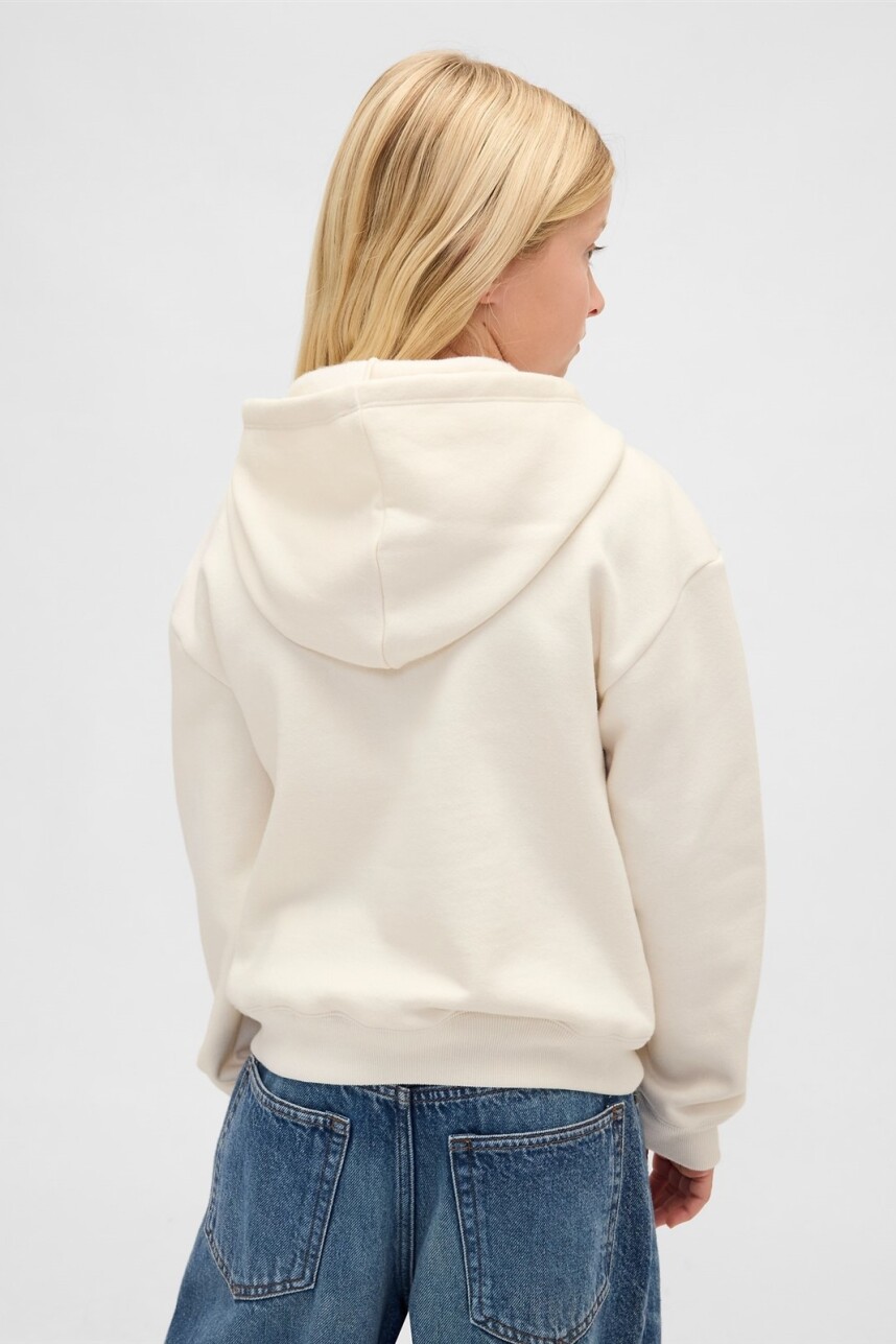 Canguro Logo Gap Niña Ivory Frost