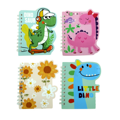 LIBRETA 60H DOBLE ESPIRAL RAYADA DINOS LIBRETA 60H DOBLE ESPIRAL RAYADA DINOS