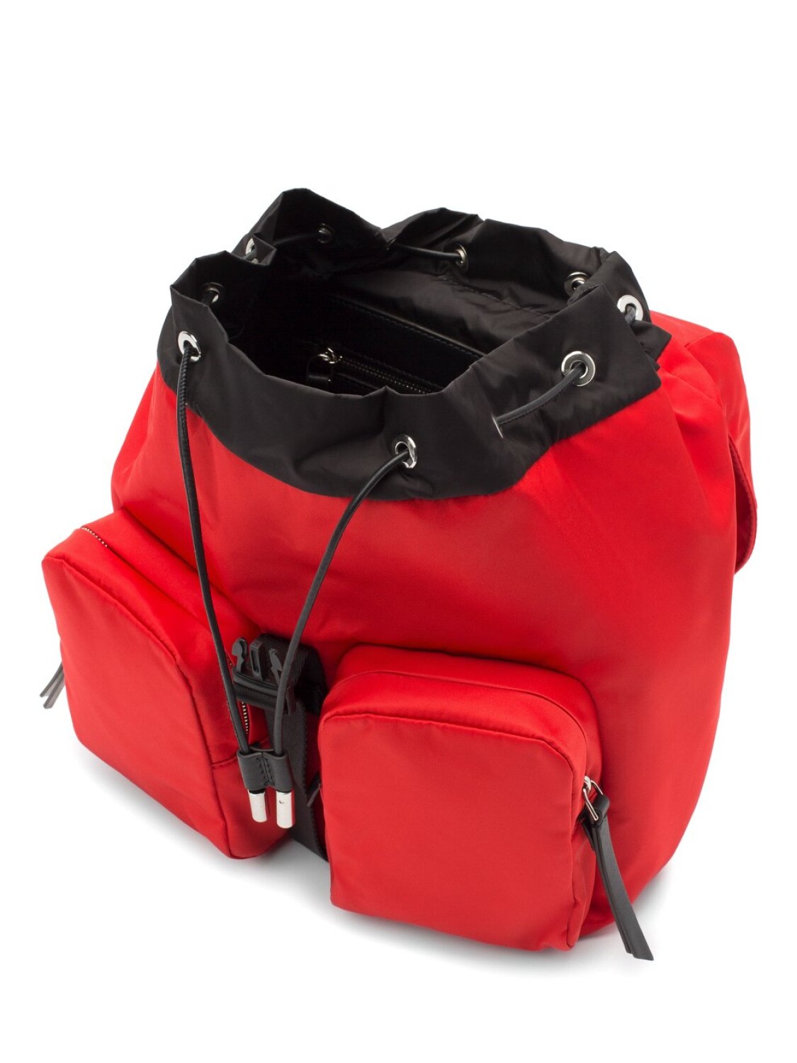 Moncler -Mochila de nylon impermeable, Dauphine Rojo