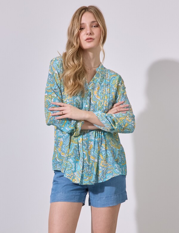 Blusa Print VERDE/MULTI