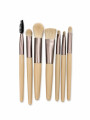 SET PINCELES MAQUILLAJE BLANCO
