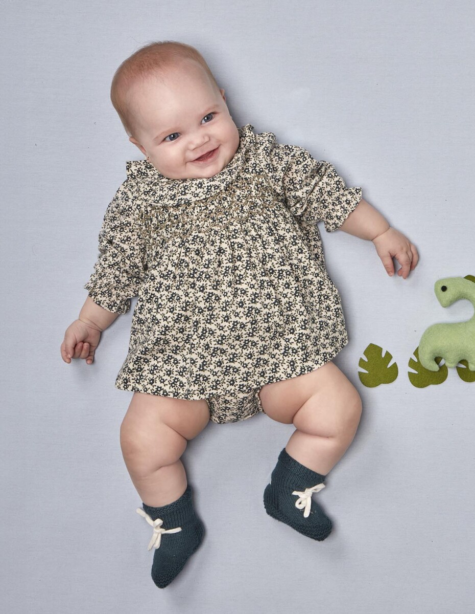 Vestido Florecitas - Blanco Roto 