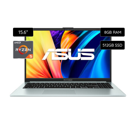 Notebook ASUS Vivobook Go 15.6" OLED Ryzen 5 512GB / 8GB E1504FA-L1253W Pine grey