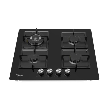 ANAFE VIDRIO 4 HORNALLAS GAS NEGRO MIDEA MG60GK007AH1B