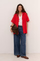 SOBRECAMISA LINO ALAMAR ROJO